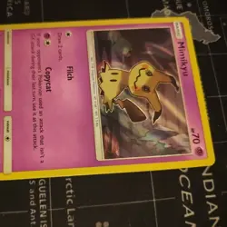 Pokemon Mimikyu Guardians Rising Holo Card 58/145 LP+ - Image 2