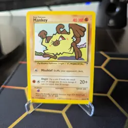 Pokemon TCG Mankey 81/110 Common Card Legendary Collection LP - Image 1