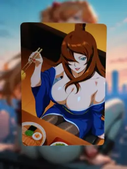 Mei Terumi Naruto Anime Waifu Sexy Goddess Doujin Hentai Lewd Card - Image 1