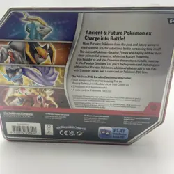 Pokemon TCG Paradox Destinies Iron Crown ex Tin SEALED NEW Pokemon Cards - Image 2