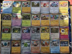 Pokemon TCG Surging Sparks Holo And Reverse Holo x28 Cards Bundle - Image 1