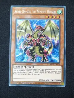 Armed Dragon The Armored Dragon HAC1 Secret Rare - lim ed Yugioh Card #1V3 - Image 1