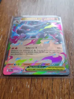 Mega Charizard X ex - 013/094 - ME02: Phantasmal Flames (PFL) Near Mint Card - Image 3
