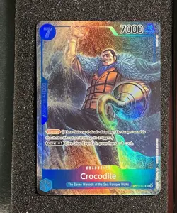 One Piece Card Game Crocodile OP01-067 Super Rare Alternate Art English Edition - Image 1