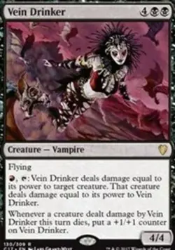 MTG-4x-Near Mint, English-Vein Drinker-Commander 2017 - Image 1
