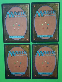 Magic the Gathering MTG Fourth Edition BLACK MANA BATTERY X 4 (2 LP/EX & 2 MP) R - Image 2