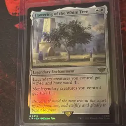 Flowering of the White Tree NM/LP MTG Lord of the Rings LTR FOIL - Image 1