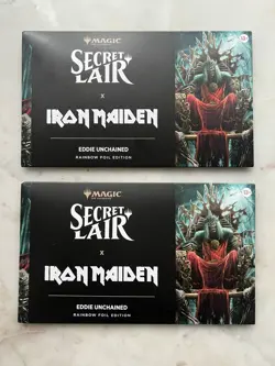 MTG x Iron Maiden: Eddie Unchained Secret Lair Rainbow Foil Edition Sealed - Image 1