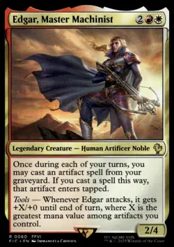 Commander: FINAL FANTASY #80 Edgar, Master Machinist - Image 1