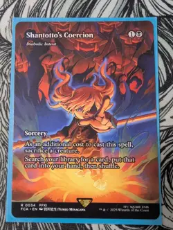 MTG: Shantotto's Coercion - Final Fantasy - Borderless - FCA Magic - R 0034 - Image 1