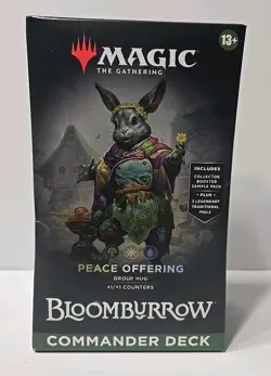 Magic The Gathering BLOOMBURROW Commander Deck Peace Offering New Sealed - Image 1