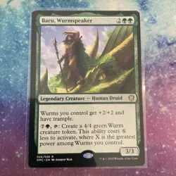 Baru, Wurmspeaker (REGULAR) x1 - MTG Dominaria United Commander DMC #26 - Image 1
