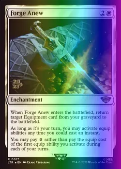 MTG Magic the Gathering Forge Anew (17s/86) Tales of Middle-earth Promos LP FOIL - Image 1