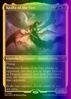 MTG Magic the Gathering Kaalia of the Vast (489/703) Modern Horizons 3 NM FOIL - Image 1