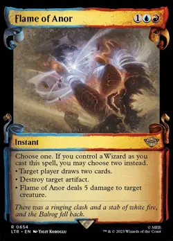 MTG Flame of Anor (654/943) The Lord of the Rings Tales of Middle-earth LP - Image 1