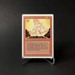 Magic: The Gathering Fire Elemental MTG Revised Edition Vintage 1994 MP - Image 1