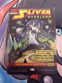 (NM) Sliver Overlord - Showcase Foil - MtG: Edge of Eternities Special Guest - Image 1