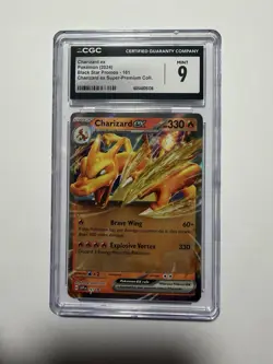 Charizard EX Pokemon 2024 Black Star Promos #161 CGC 9 - Image 1
