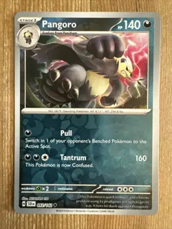 Pangoro 093/142 Stellar Crown Reverse Holo Pokemon Card NM - Image 1