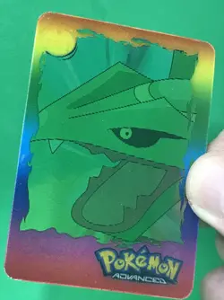 #103 Rayquaza Pokemon Advanced 2004 Panini Italy Lenticular Action Card 2004 - Image 2