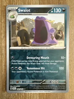 Swalot 092/142 Reverse Holo Pokemon TCG: Stellar Crown Near Mint (NM) - Image 1