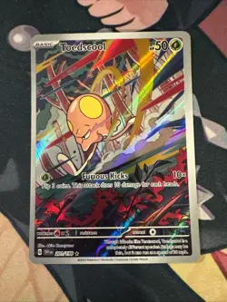 2023 Pokemon Toedscool IR 201/198 SV01: Scarlet & Violet Base Illustration Rare - Image 1