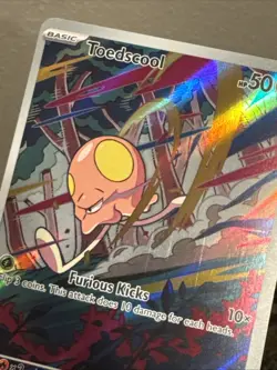 2023 Pokemon Toedscool IR 201/198 SV01: Scarlet & Violet Base Illustration Rare - Image 4