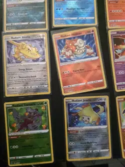 16 Radiant Rare Full Set Complete Pokemon Collection Charizard Greninja Eevee NM - Image 5