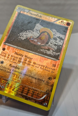 Stunfisk 83/113 Uncommon Reverse Holo Legendary Treasures Pokemon 504 - Image 3
