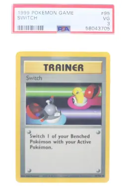 PSA 3 VERY GOOD 1999 Pokemon Game Base #95 Switch !!! - Image 1