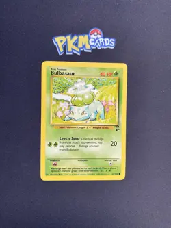Pokemon TCG Bulbasaur Base Set 2 67/130 Regular MP. - Image 1