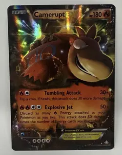 Pokemon TCG Camerupt EX 29/160 XY Primal Clash - Image 2