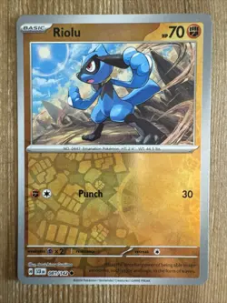 Riolu 081/142 Reverse Holo Pokemon TCG: Stellar Crown Near Mint (NM) - Image 1