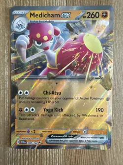 Medicham ex 080/142 Pokemon TCG: Stellar Crown Near Mint (NM) Double Rare - Image 1