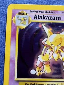 Pokemon Alakazam Holo Base Set WOTC Lightly Played - Image 2