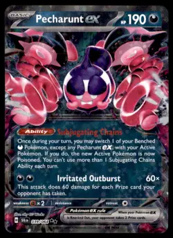 Pokemon TCG Pecharunt ex Scarlet & Violet Series - Shrouded Fable #39 Double - Image 1