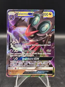 Pokemon TCG Noivern GX 99/147 Sun & Moon Burning Shadows Ultra Rare Holo LP - Image 1