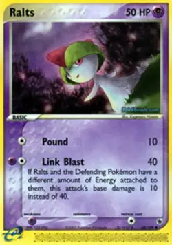 Pokemon - Ralts - 68/109 - Common - EX Ruby and Sapphire - NM - Image 1