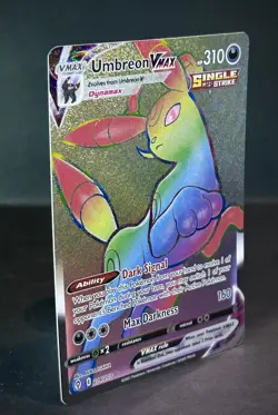 Umbreon VMAX 214/203 - Secret Rare Alternate Art - NM Pokemon TCG Evolving Skies - Image 2