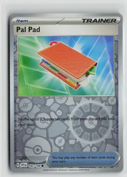 Pokemon TCG Scarlet & Violet Base Set Pal Pad x1 NM Reverse Holo 182 - Image 1