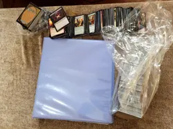 9 Pages of Silver Era Magic Cards Collection in Binder. And 1,000+ Bulk Lot - Image 1