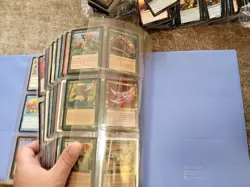 9 Pages of Silver Era Magic Cards Collection in Binder. And 1,000+ Bulk Lot - Image 4