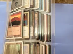 9 Pages of Silver Era Magic Cards Collection in Binder. And 1,000+ Bulk Lot - Image 5