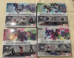 Gundam Card Game Starter Deck Assemble Set English Ver Lot of 4 ST01A-ST04A - Image 1