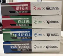 Gundam Card Game Starter Deck Assemble Set English Ver Lot of 4 ST01A-ST04A - Image 3