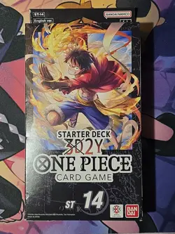 One Piece Trading Cards - Starter Deck ST-14 Sealed Bandai - Image 1