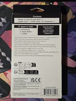 One Piece Trading Cards - Starter Deck ST-14 Sealed Bandai - Image 2