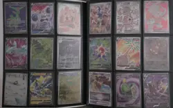 200+ Pokemon Card Full Art And EX Binder Collection - Image 2