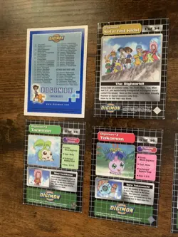 Digimon 1999 Upper Deck Lot of 17 Cards Vintage LP- Holos, No Duplicates - Image 3