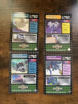 Digimon 1999 Upper Deck Lot of 17 Cards Vintage LP- Holos, No Duplicates - Image 5